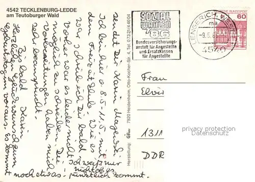 Ledde Ortspartie mit Kirche Ledde