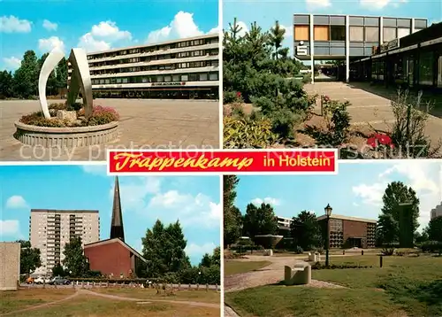 Trappenkamp Brunnen Sparkasse Kirche Park Trappenkamp