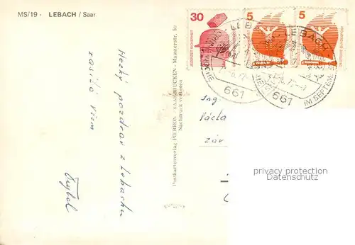 Lebach Ortspartien Panorama Lebach