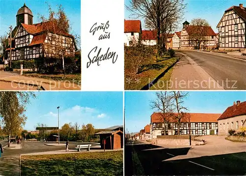 Scheden Fachwerkhaeuser Teilansichten Scheden