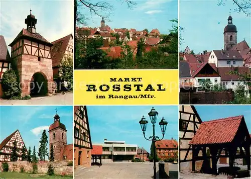 Rosstal_Rosstal Stadttor Panorama Kirche Markt Rosstal_Rosstal
