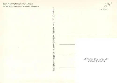 Prackenbach Kapelle Panorama Gedenkstaette Kirche Prackenbach