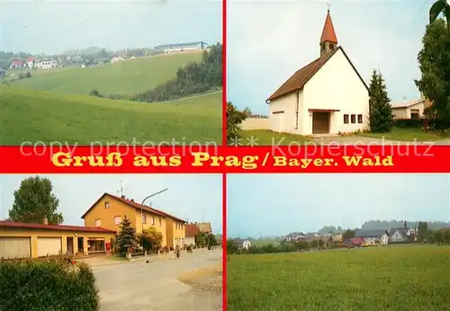 Prag_Bayern Panorama Kapelle Sparmarkt  Prag Bayern