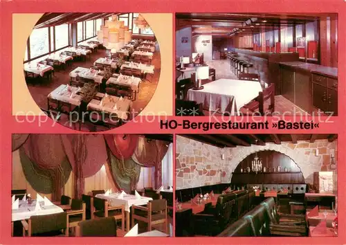 Sebnitz HO Bergrestaurant Bastei Elbebalkon Galerie mit Bar Freischuetzstube Basteiklause Sebnitz