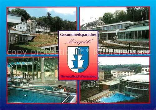Wiesenbad Gesundheitsparadies Paracelsushaus Kurmittelhaus Therme Freibecken Wiesenbad