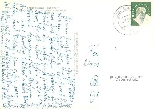 Lam_Oberpfalz Bergkirchlein Maria Hilf Berggasthaus Zur Rast Gipfelkreuz Lam_Oberpfalz