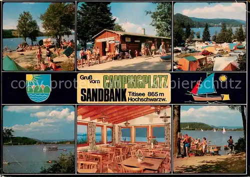 Titisee Campingplatz Sandbank Restaurant Seepartien Titisee