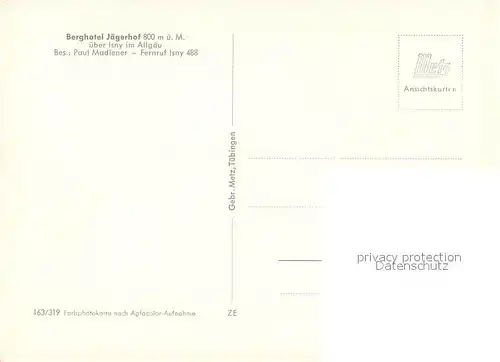 Isny_Allgaeu Berghotel Jaeger Isny Allgaeu