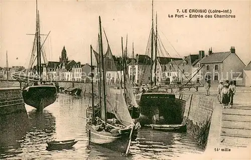 AK / Ansichtskarte Le_Croisic Entree des chambres au port Le_Croisic