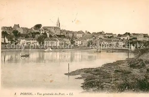 AK / Ansichtskarte Pornic Vue generale du port Pornic