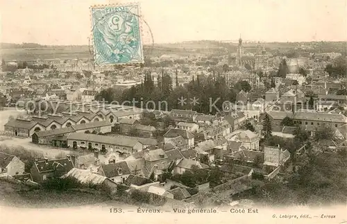 AK / Ansichtskarte Evreux Vue generale Evreux