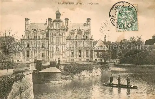 AK / Ansichtskarte Beaumesnil_Eure Chateau Schloss Beaumesnil Eure