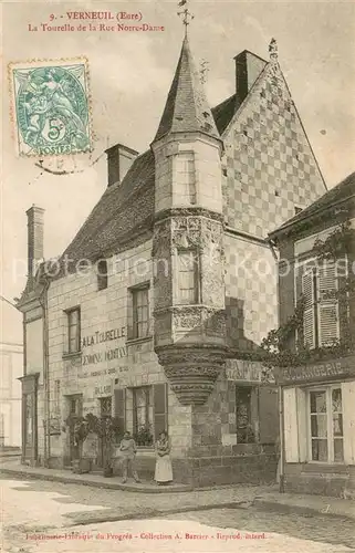 AK / Ansichtskarte Verneuil sur Avre La Tourelle de la Rue Notre Dame Verneuil sur Avre