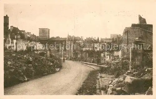 AK / Ansichtskarte Chatillon sur Seine Rue de l Isle 15 Juin 1940 Ruines Grande Guerre Truemmer 2. Weltkrieg Chatillon sur Seine