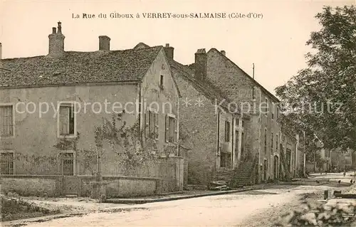 AK / Ansichtskarte Verrey sous Salmaise Rue du Giboux Verrey sous Salmaise