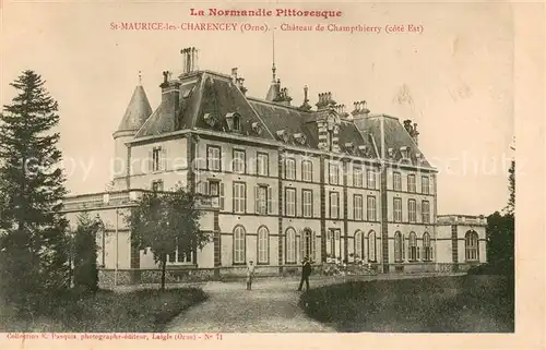AK / Ansichtskarte Saint Maurice les Charencey Chateau de Champthierry Saint Maurice les Charencey