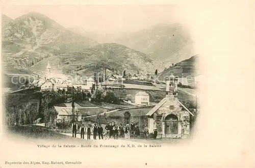 AK / Ansichtskarte La_Salette Fallavaux Route du Pelerinage de Notre Dame de la Salette La_Salette Fallavaux