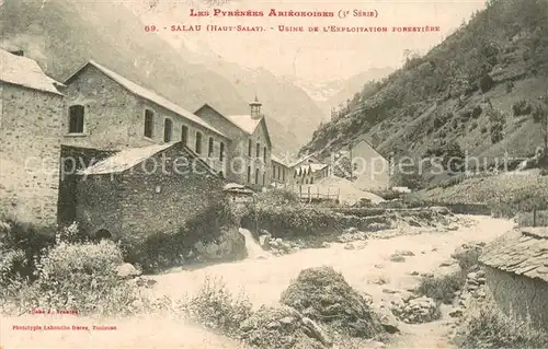 AK / Ansichtskarte Salau_Couflens Usine de l Exploitation Forestiere les Pyrenees 