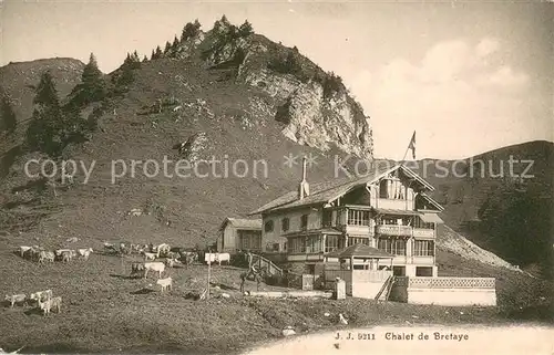 AK / Ansichtskarte Bretaye Chalet dans les montagnes Bretaye