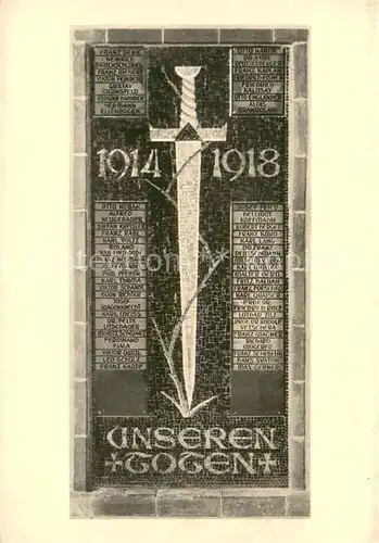 AK / Ansichtskarte Muenchen Denkmal fuer die Kriegsgefallenen Muenchen