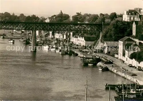AK / Ansichtskarte Douarnenez Pont et le port Rhu Douarnenez