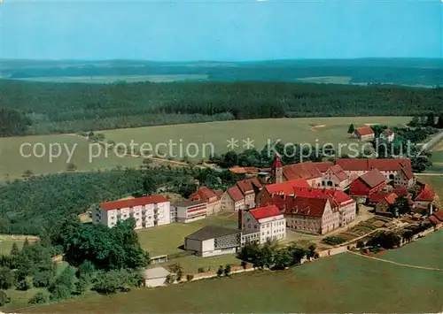 AK / Ansichtskarte Biberach_Riss Pflegeanstalt Heggbach Fliegeraufnahme Biberach Riss