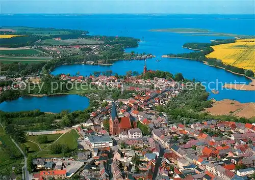 AK / Ansichtskarte Roebel_Mueritz Fliegeraufnahme Roebel Mueritz
