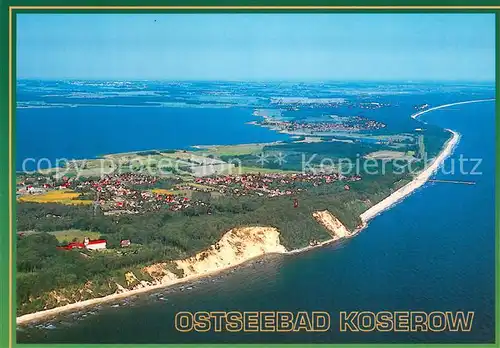 AK / Ansichtskarte Koserow_Ostseebad_Usedom Fliegeraufnahme Koserow_Ostseebad_Usedom