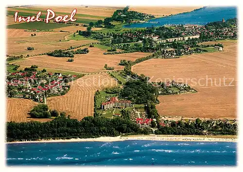 AK / Ansichtskarte Insel_Poel Fliegeraufnahme Insel_Poel