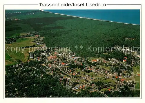 AK / Ansichtskarte Trassenheide_Usedom Fliegeraufnahme Trassenheide Usedom