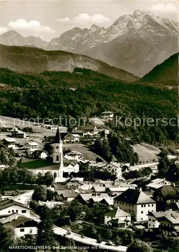 AK / Ansichtskarte Marktschellenberg Fliegeraufnahme mit Hohem Goell Marktschellenberg