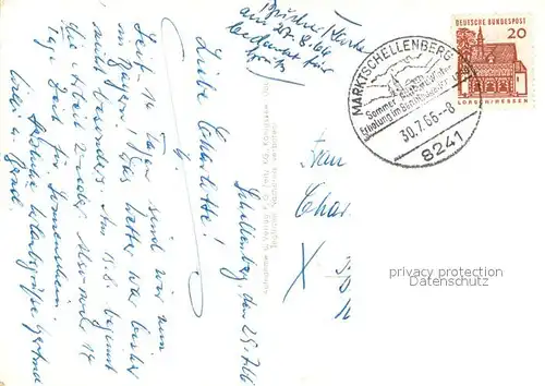 AK / Ansichtskarte Marktschellenberg Fliegeraufnahme mit Hohem Goell Marktschellenberg