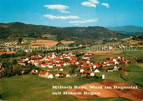 AK / Ansichtskarte Miltach Fliegeraufnahme mit Hohem Bogen Miltach