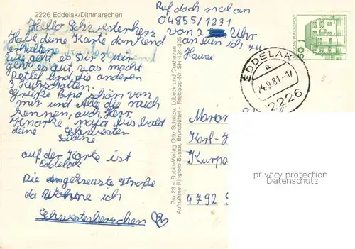 AK / Ansichtskarte Eddelak Fliegeraufnahme  Eddelak