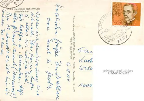 AK / Ansichtskarte Hohwacht_Ostseebad Fliegeraufnahme  Hohwacht_Ostseebad