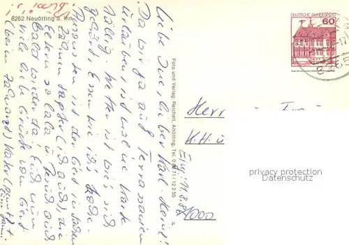 AK / Ansichtskarte Neuoetting Fliegeraufnahme  Neuoetting