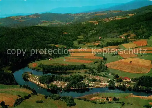 AK / Ansichtskarte Pirka_Viechtach Fliegeraufnahme mit Campingplatz Hoellensteinsee Pirka Viechtach