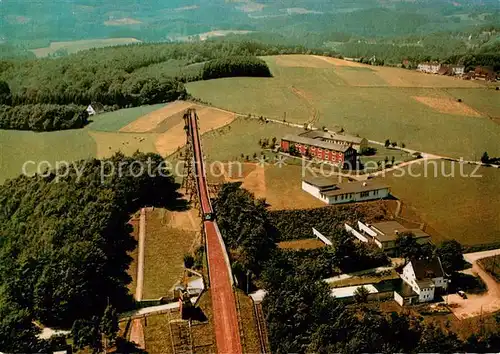 AK / Ansichtskarte Meinerzhagen Fliegeraufnahme mit Meinhardusschanzen Meinerzhagen