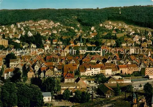 AK / Ansichtskarte Mosbach_Baden Fliegeraufnahme  Mosbach_Baden
