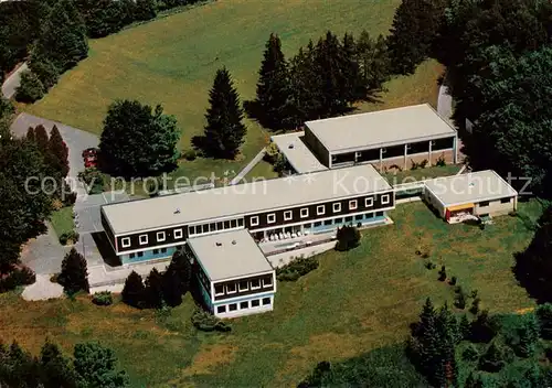 AK / Ansichtskarte Dinkelscherben Landrat Dr Wiesenthal Haus Fliegeraufnahme  Dinkelscherben