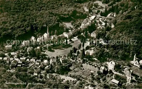 AK / Ansichtskarte Schlangenbad_Taunus Fliegeraufnahme Schlangenbad_Taunus