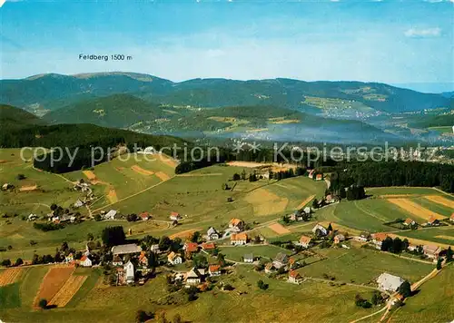 AK / Ansichtskarte Saig_Schwarzwald Luftkurort und Wintersportplatz Blick zum Feldberg Fliegeraufnahme Saig Schwarzwald