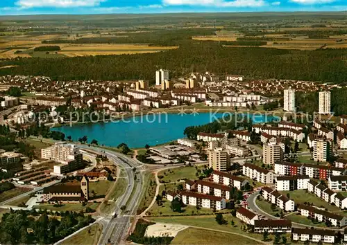 Wolfsburg Neuer Teich Fliegeraufnahme Wolfsburg