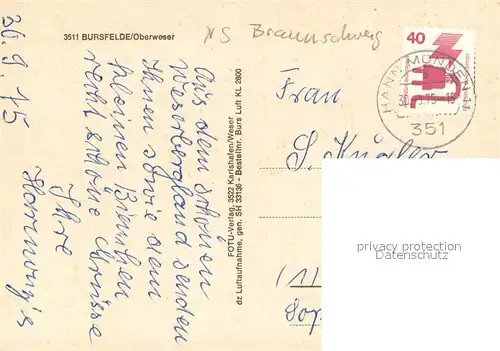 Bursfelde an der Oberweser Fliegeraufnahme Bursfelde