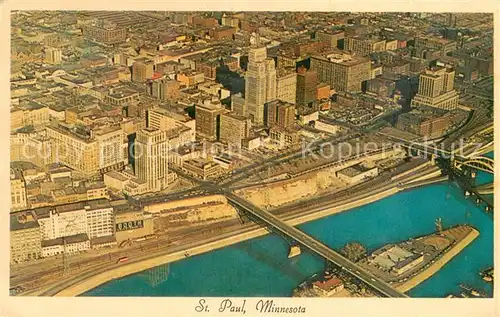 Minnesota_City St Paul Fliegeraufnahme  