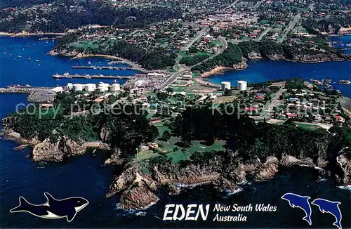 Eden Aerial view of Snug Cove and Eden 