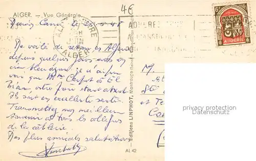 Alger_Algerien Vue generale  Alger Algerien