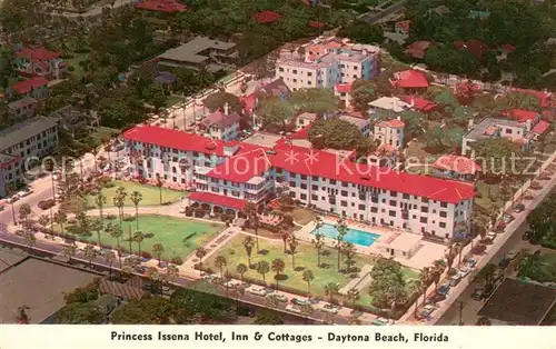 Daytona_Beach Princess Issena Hotel Inn and Cottages Air view 