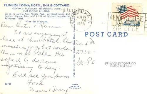 Daytona_Beach Princess Issena Hotel Inn and Cottages Air view 