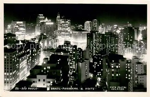 Sao_Paulo Panorama a noite Sao_Paulo